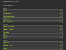 Tablet Screenshot of elabmarkets.com